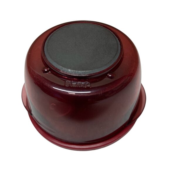 Tupperware Mini Magnet Bowl Lid Red Storage Container Refrigerator Magnet - Picture 4 of 7